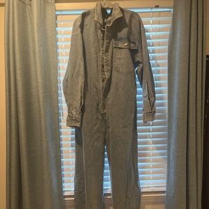 AKIRA NOT TODAY EXTREME OVERSIZED DENIM JUMPSUIT Size L/XLL/XL